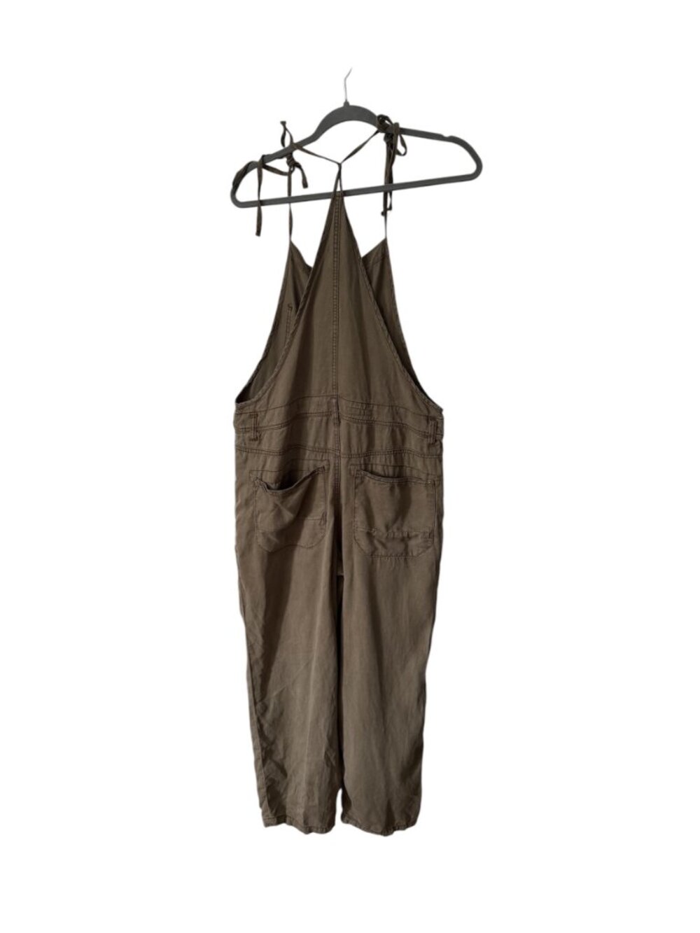 Anthropologie PIlcro Olive Green Painters Overalls Size 30 - Picture 4 of 15